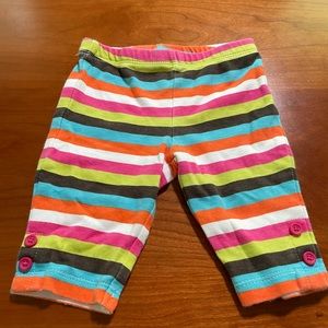 ✨3 for $15✨Carter’s baby girl Striped Leggings size 3M 💝🔥